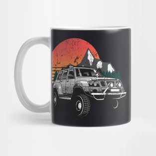 Vintage off-road vehicle adventure Mug